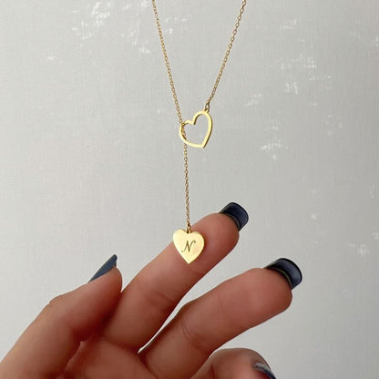 Luxury Custom Name Necklace with Heartbeat