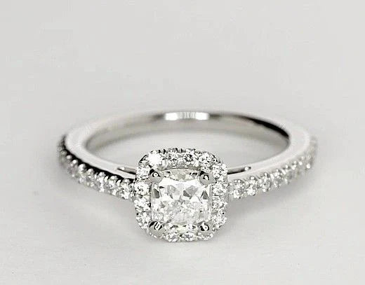925 Sterling Silver Moissanite Ring | D Color