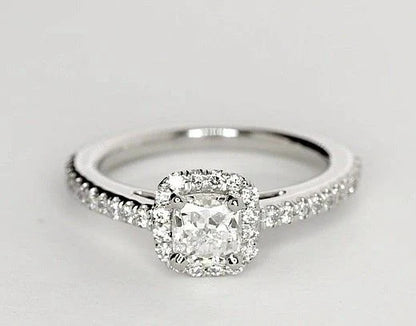 925 Sterling Silver Moissanite Ring | D Color
