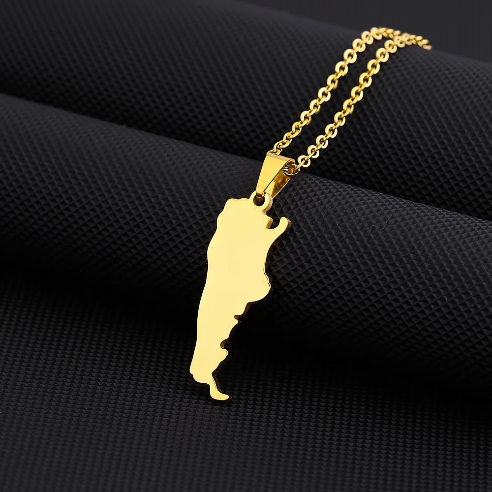 Argentina Flag Pendant Necklace – World Cup Edition