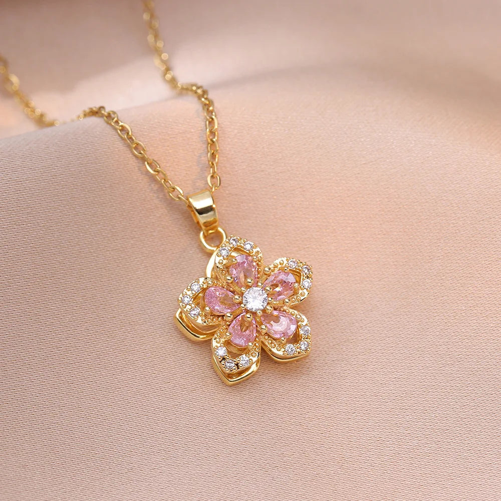 Luxara Elegant Tulip Necklace