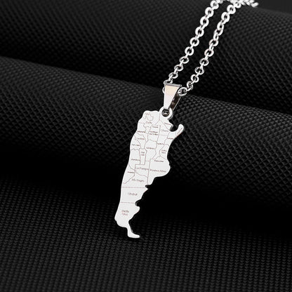 Argentina Flag Pendant Necklace – World Cup Edition