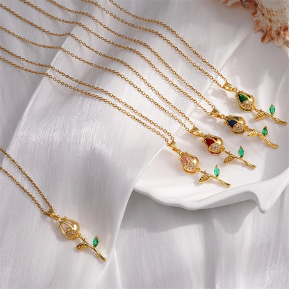 Luxara Elegant Tulip Necklace