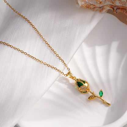 Luxara Elegant Tulip Necklace