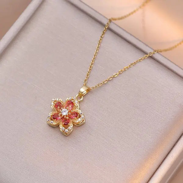 Luxara Elegant Tulip Necklace
