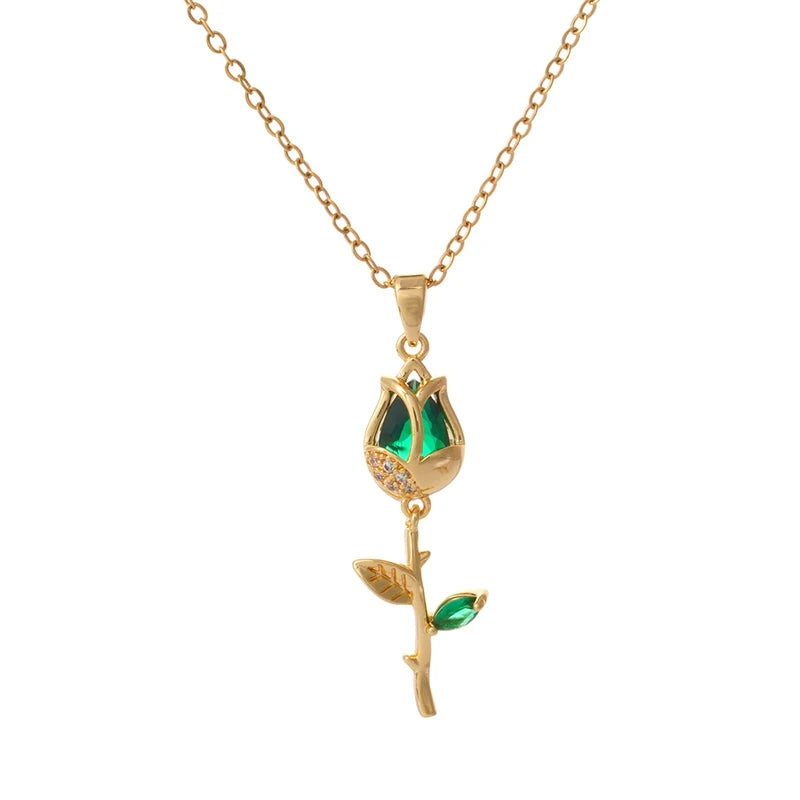 Luxara Elegant Tulip Necklace
