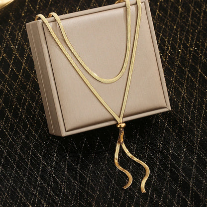 Minimal Snake Chain Choker 🤍