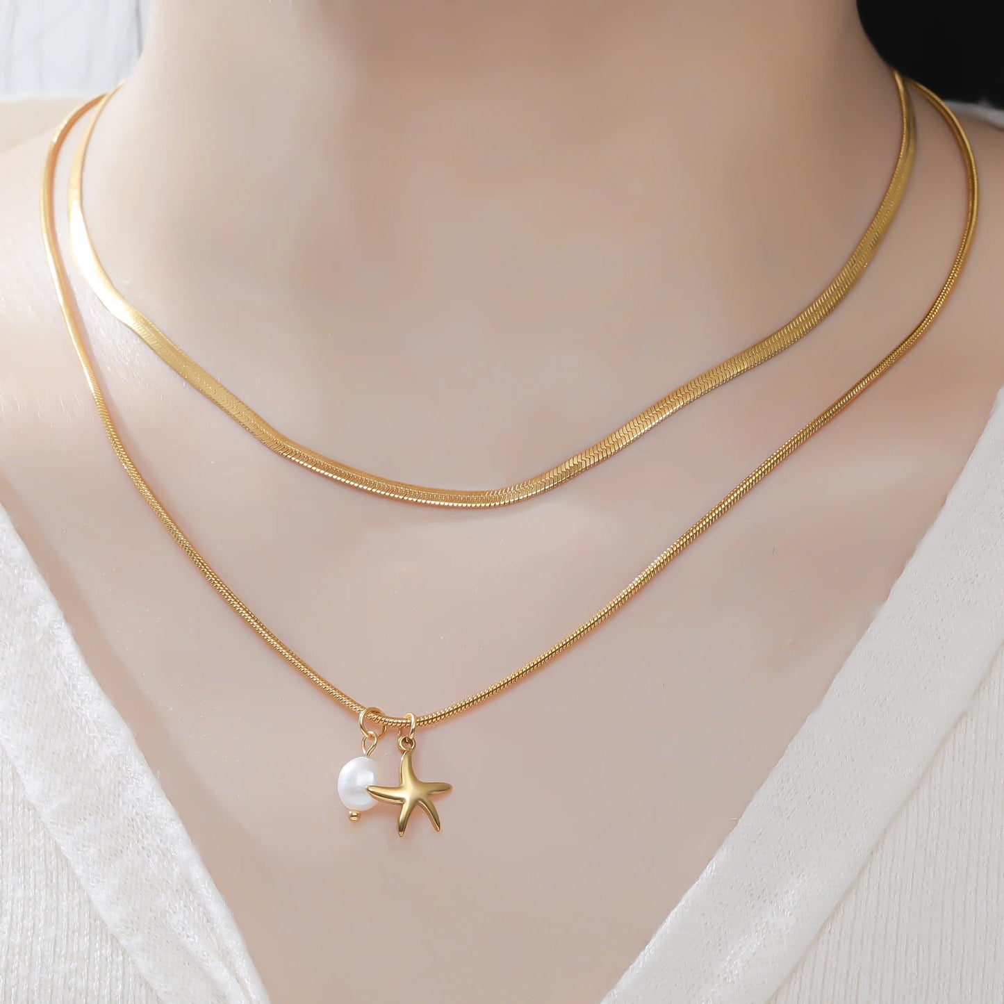 Starfish Pendant Necklace
