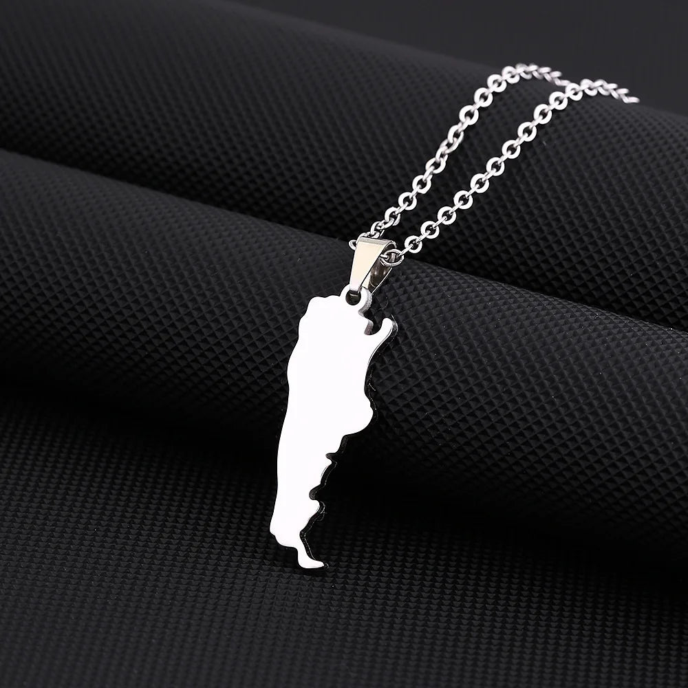 Argentina Flag Pendant Necklace – World Cup Edition
