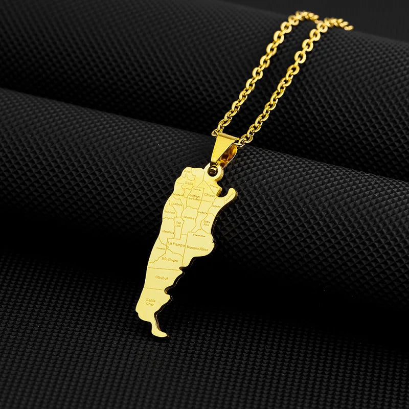 Argentina Flag Pendant Necklace – World Cup Edition