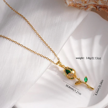 Luxara Elegant Tulip Necklace