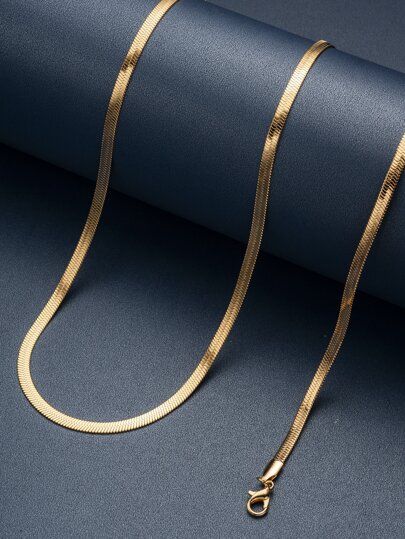 Gold Snake Chain Choker