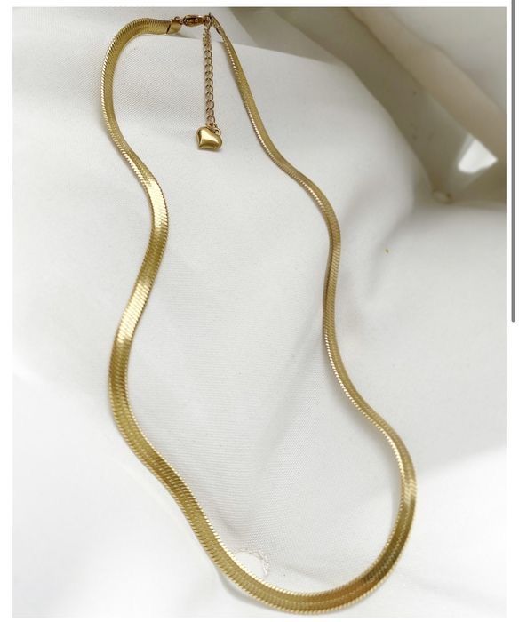 Gold Snake Chain Choker