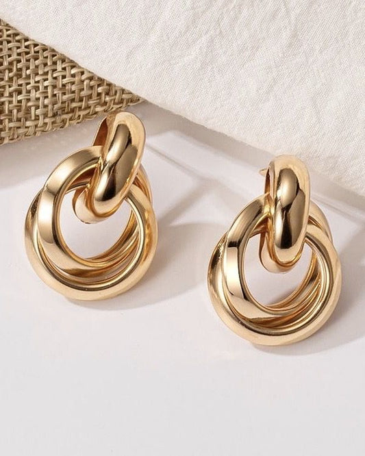 Elegant Knot Stud Earrings